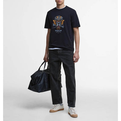 Barbour International Carlisle Graphic T-Shirt Classic Black