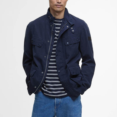 Barbour International Cotton Casual Duke Jacket Navy