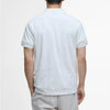 Barbour International Chapter Jaquard Texture Polo Shirt Whisper White