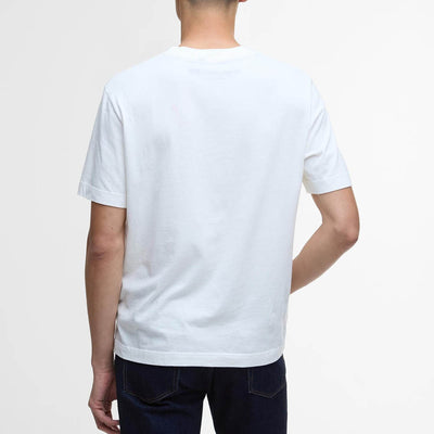 Barbour International Colman Steve McQueen Graphic T-Shirt Whisper White