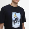 Barbour International Coster Steve McQueen Graphic T-Shirt Classic Black