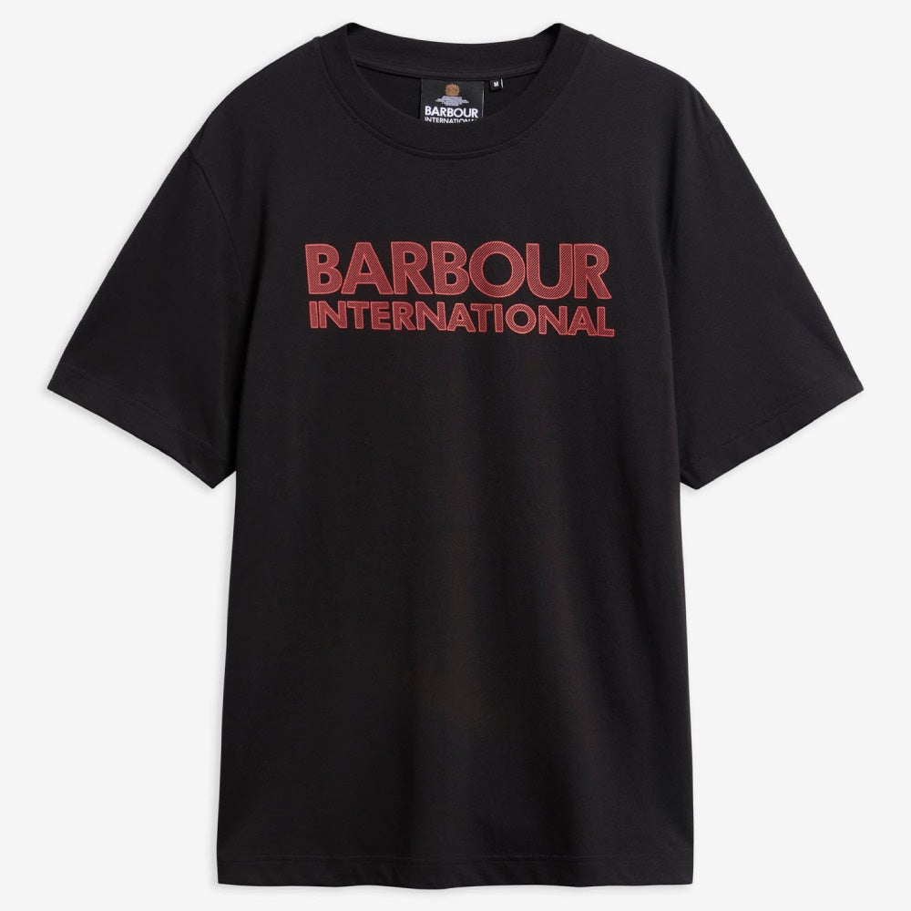 Barbour International Essential Graphic T-Shirt Black