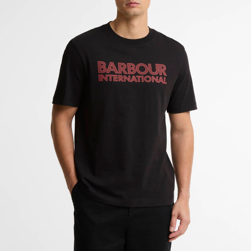 Barbour International Essential Graphic T-Shirt Black