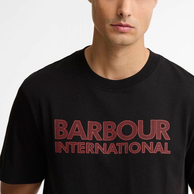 Barbour International Essential Graphic T-Shirt Black