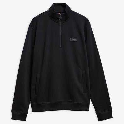 Barbour International Essential Half-Zip Sweatshirt Black
