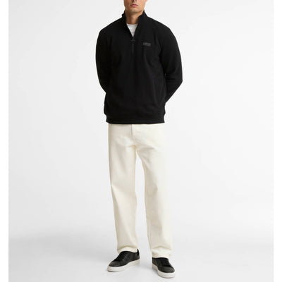 Barbour International Essential Half-Zip Sweatshirt Black