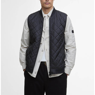 Barbour International Harfell Puffa Gilet Black