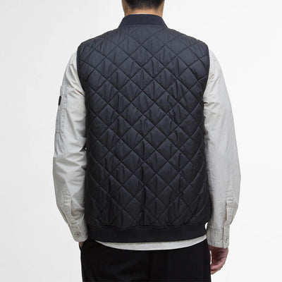 Barbour International Harfell Puffa Gilet Black