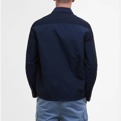 Barbour International Inline Overshirt Sapphire Navy