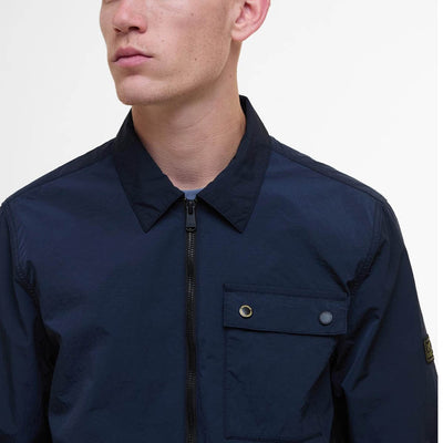 Barbour International Inline Overshirt Sapphire Navy