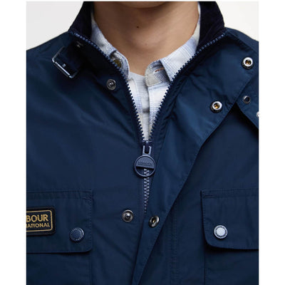 Barbour International Merton Shell Showerproof Jacket Navy