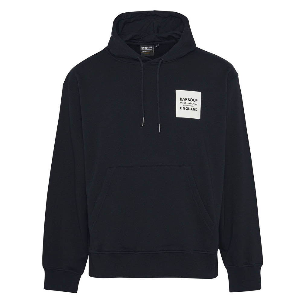 Barbour International Micro Block Graphic Hoodie Black