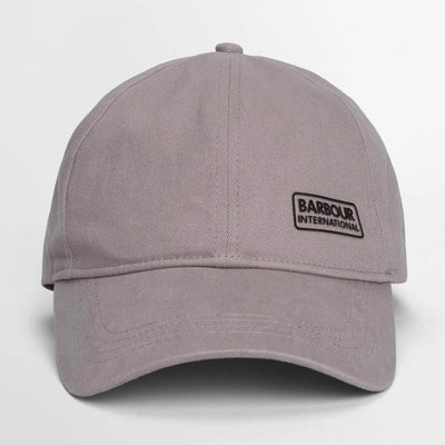 Barbour International Norton Drill Baseball Cap Pale Slate