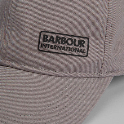 Barbour International Norton Drill Baseball Cap Pale Slate