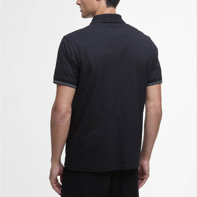 Barbour International Ollie Twin-Tipped Polo Shirt Black