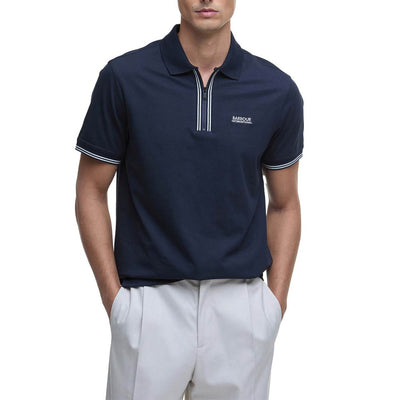 Barbour International Ollie Twin-Tipped Polo Shirt Navy