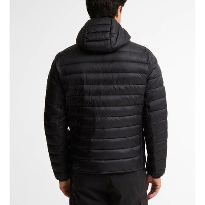 Barbour International Ouston Hooded Puffer Jacket Black