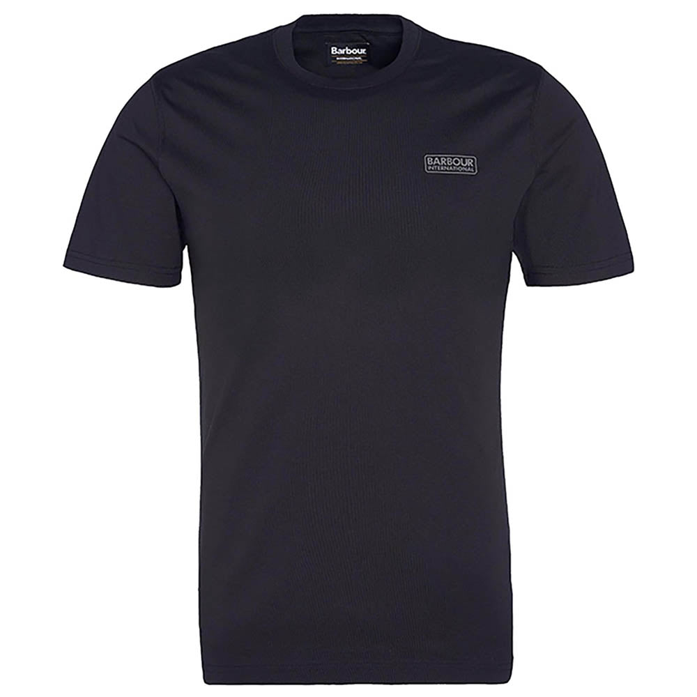 Barbour International Small Logo T-Shirt Black and Pewter