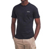 Barbour International Small Logo T-Shirt Black and Pewter