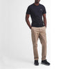 Barbour International Small Logo T-Shirt Black and Pewter