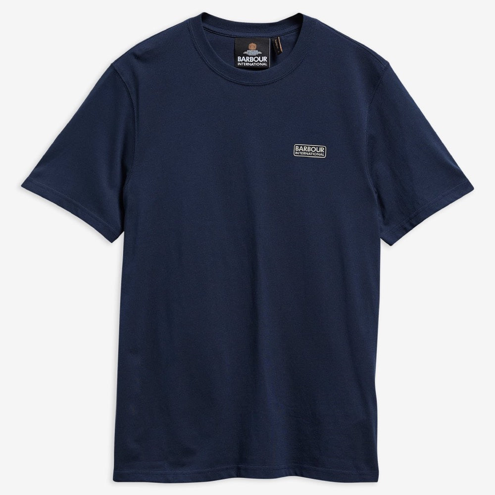 Barbour International Small Logo T-Shirt Navy Blazer