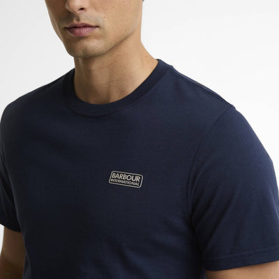 Barbour International Small Logo T-Shirt Navy Blazer
