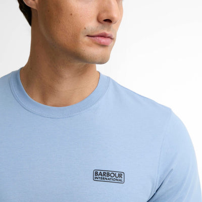 Barbour International Small Logo T-Shirt Powder Blue