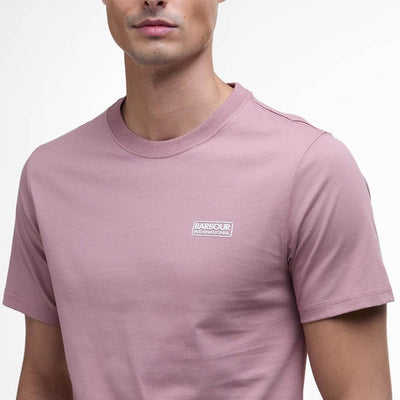 Barbour International Small Logo T-Shirt Vintage Pink