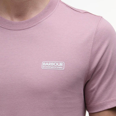 Barbour International Small Logo T-Shirt Vintage Pink