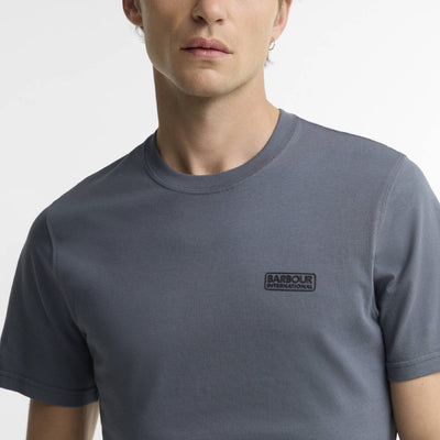 Barbour International Small Logo T-Shirt Washed Charcoal
