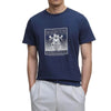 Barbour International Track Graphic T-Shirt Navy