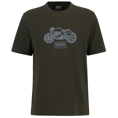 Barbour International Morris Motorbike T-Shirt Sage