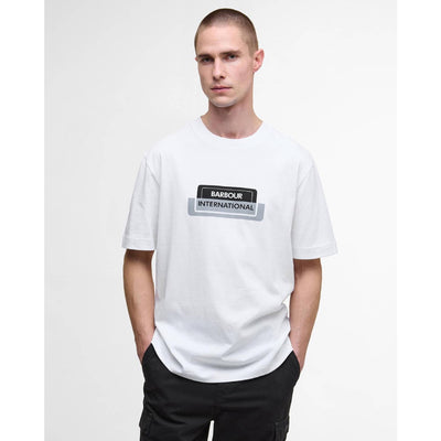 Barbour International Optic T-Shirt Black White