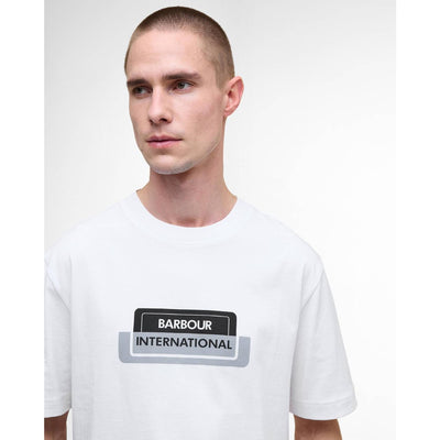 Barbour International Optic T-Shirt Black White