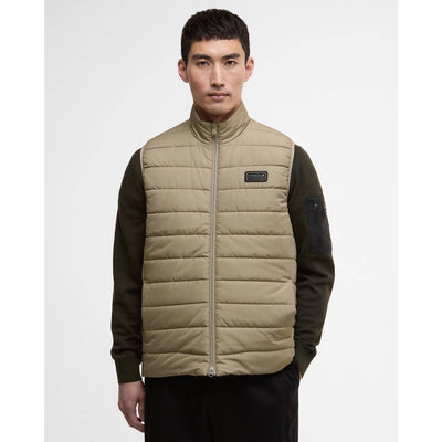 Barbour International Aldon Quilted Gilet Brindle