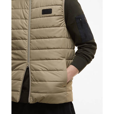 Barbour International Aldon Quilted Gilet Brindle