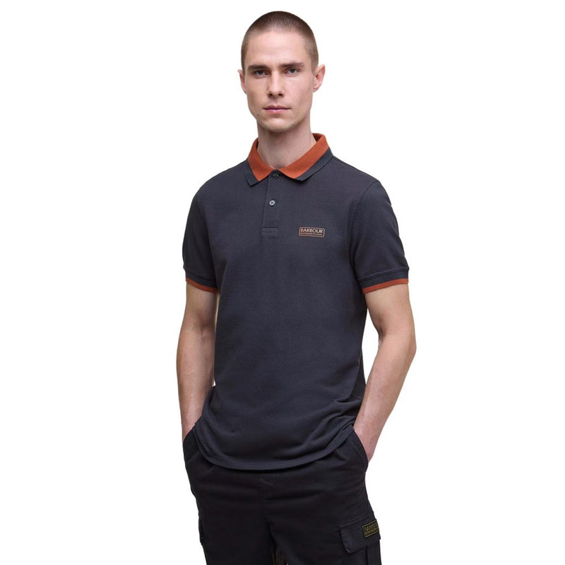 Barbour International Amped Polo Shirt Dark Navy