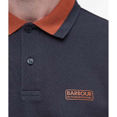 Barbour International Amped Polo Shirt Dark Navy