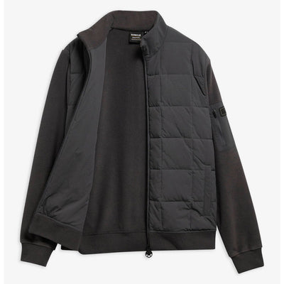 Barbour International Burnhope Quilted Sweatshirt Asphalt