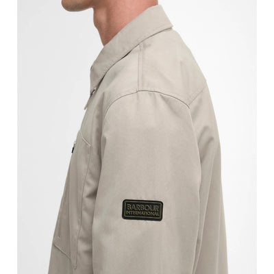 Barbour International Coil Overshirt Concrete
