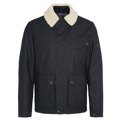 Barbour International Coppice Waxed Jacket Black