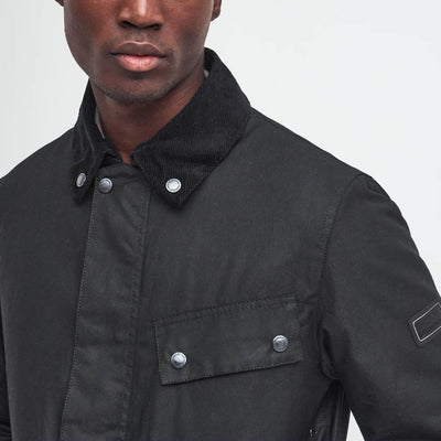 Barbour International Coppice Waxed Jacket Black