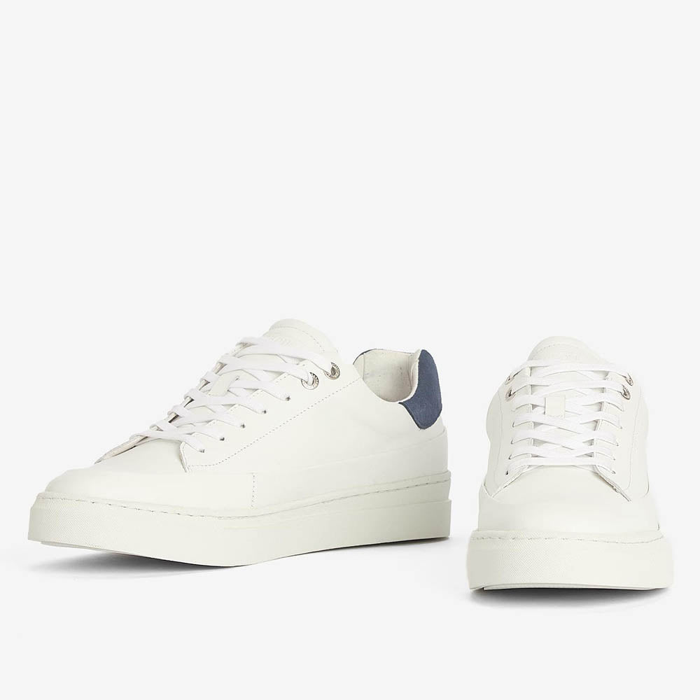Barbour shoes white top