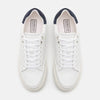 Barbour International Cram Runner Trainers White and Cobalt