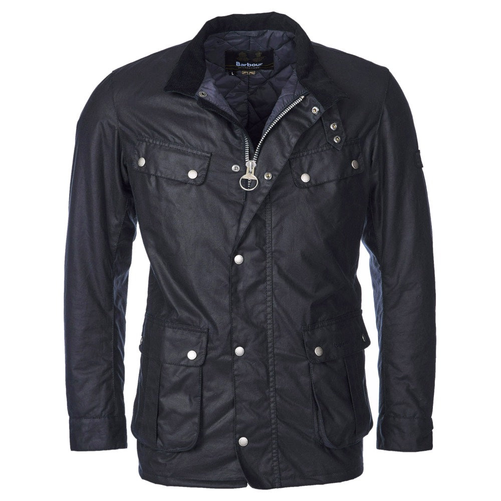 Barbour International Tourer Duke Waxed Jacket Navy