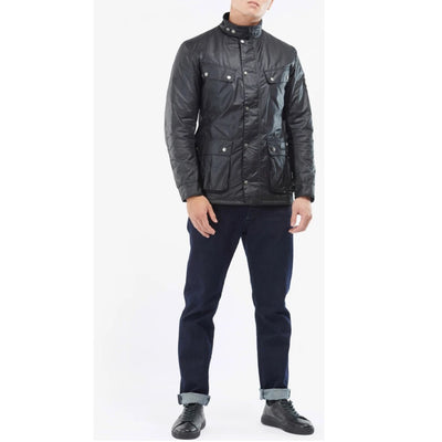 Barbour International Tourer Duke Waxed Jacket Navy