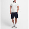 Barbour International Francis Short Sleeve Pique Polo Shirt Dove Grey
