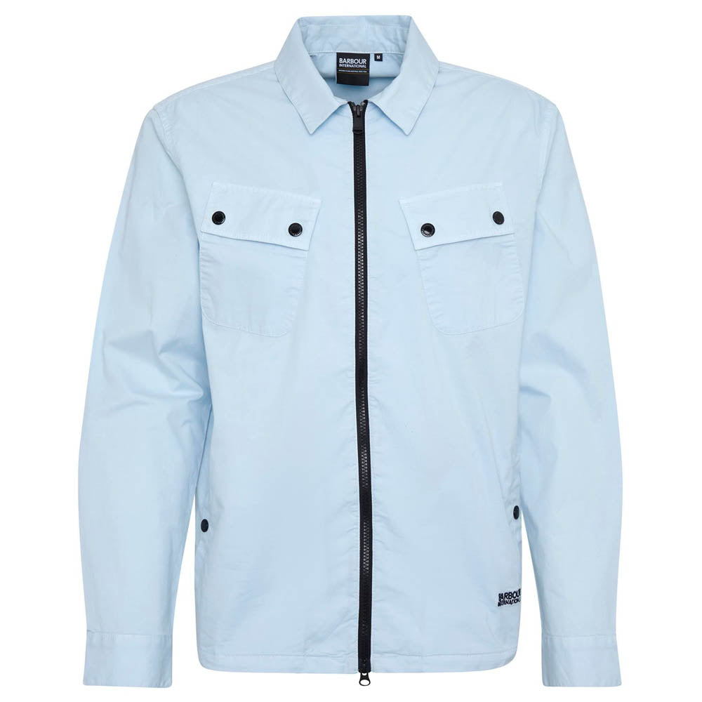 Barbour International Hayden Overshirt Ice Water Blue