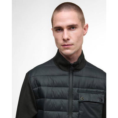 Barbour International Heysham Quilted Sweatshirt Sage