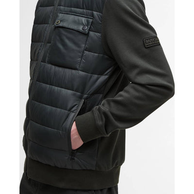 Barbour International Heysham Quilted Sweatshirt Sage